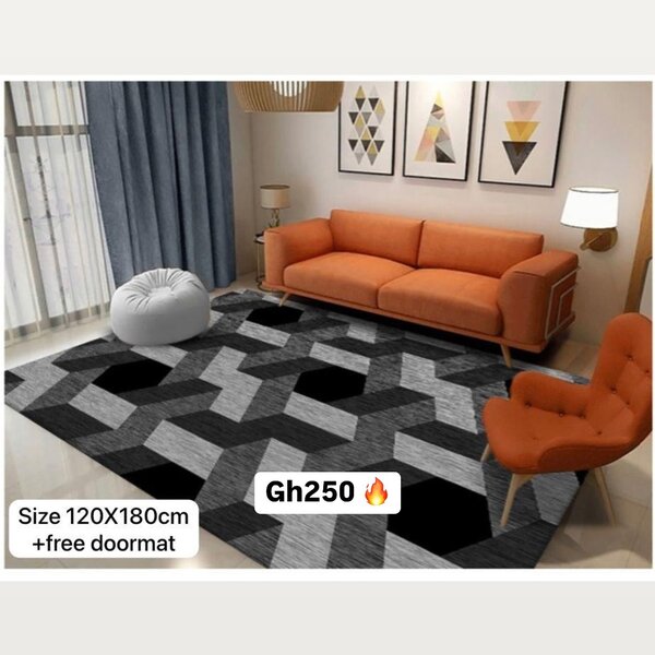 Beautiful and soft patterned carpet