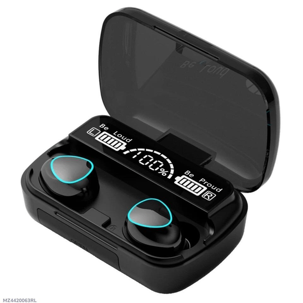 Wireless earbuds with digital display (black ) airpods earph