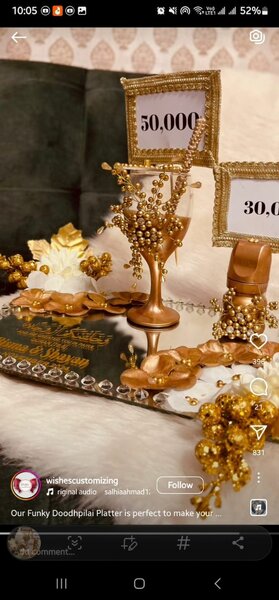 Doodh pilai platter available on order, customised