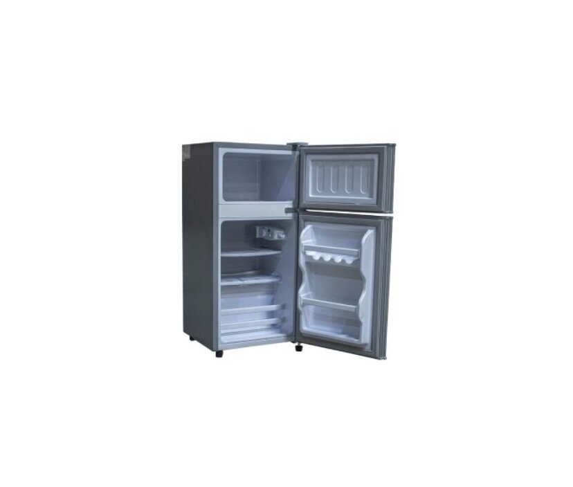 76 Litres - NASF2-10FL Double Door Table Top Fridge - Silver