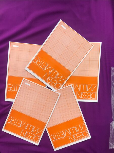 Bloc de papier millimétré A4