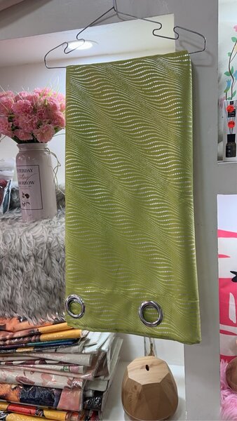 Rideau occultant vert