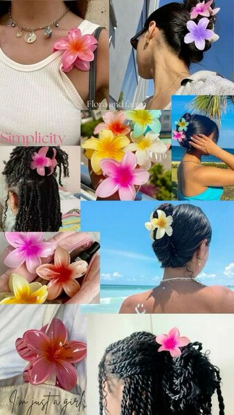 Accessoire Cheveux Fleur Tropicale