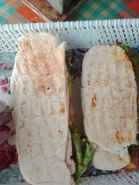 Sandwich Wrap au Poulet Pita