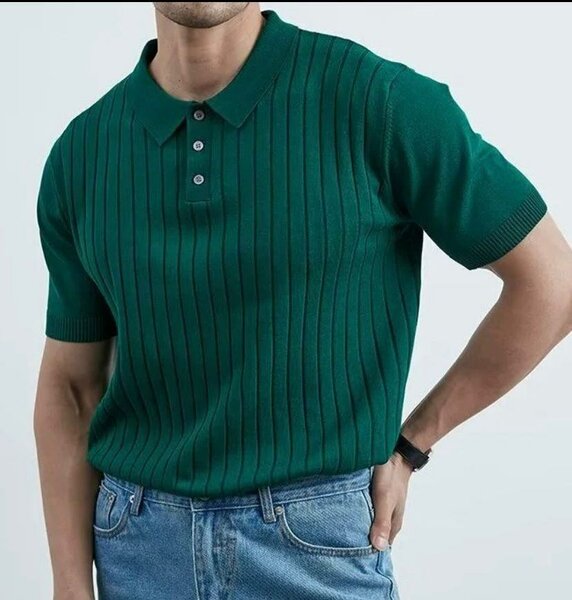 Polo en maille pour hommes