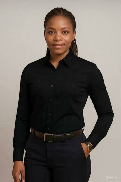 Chemise noire élégante