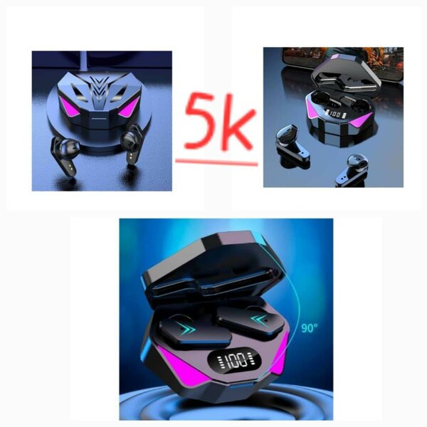 Écouteurs de jeu sans fil LED