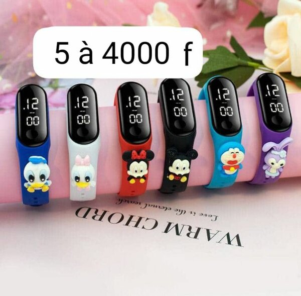 Montre numérique tactile