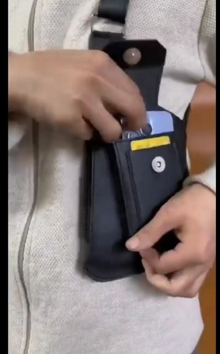 Sac Antivol double bandoulière