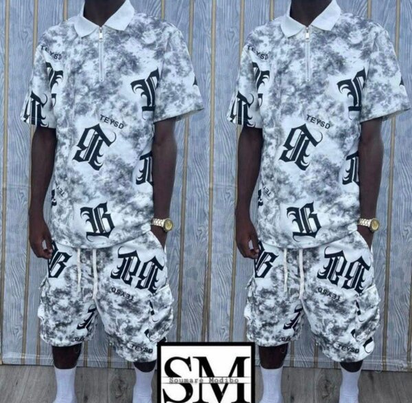 Ensemble décontracté imprimé homme