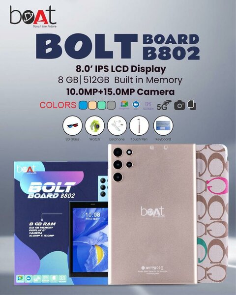 Tablette BOLT B802 8" 512GB