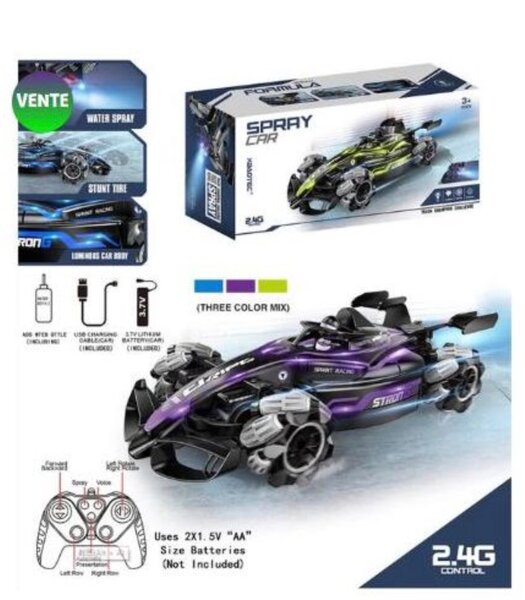Voiture RC Action 360° Spray