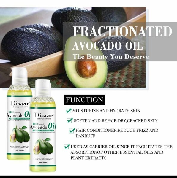 Disaar avocado body glow oil