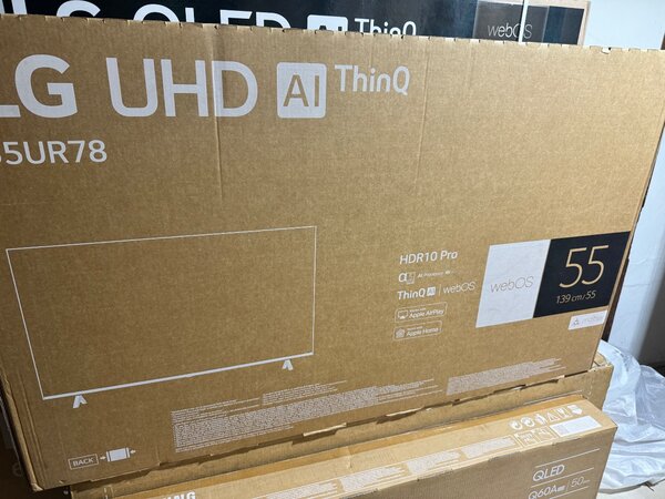 LG, UHD 4K TV, 55 inch UR78 series, WebOS Smart AI ThinQ, Ma