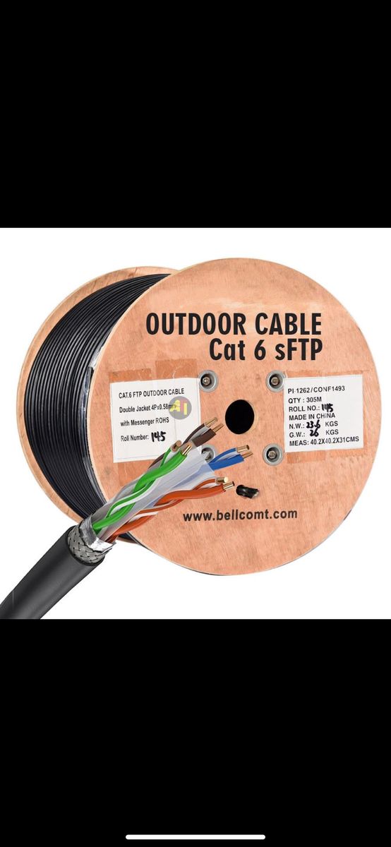 CÂBLE RJ45 OUTDOOR SFTP BLINDÉ