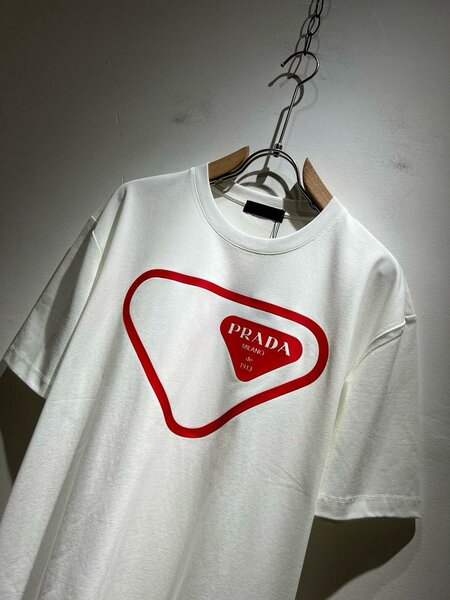 T-shirt Prada Homme Blanc