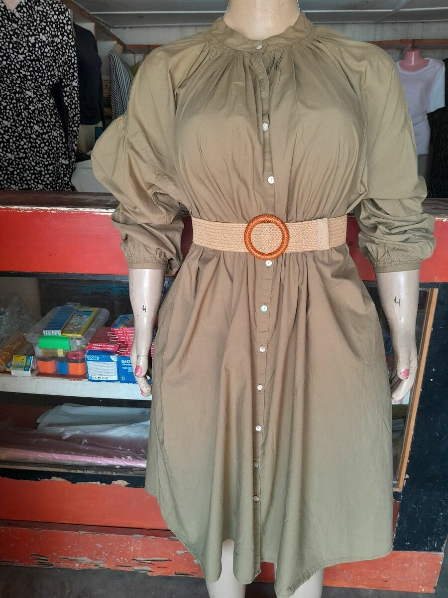 Belle tunique coton à manches