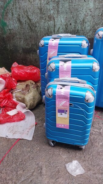 3 valise rigide bleue 4 roues