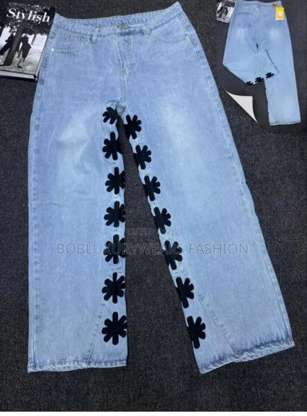 Jean tendance avec motifs uniques