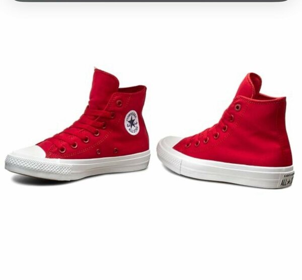 Chaussures montantes rouges