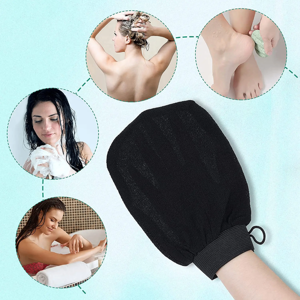 Gant exfoliant pour le corps