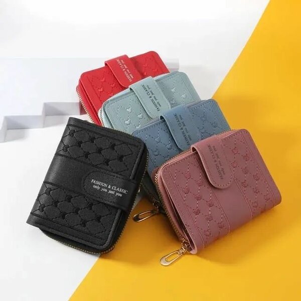 New Women Credit Card Wallet, Large Capacity Multi Card Case