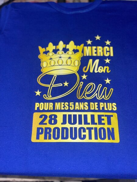 T-shirts Anniversaire Personnalisés