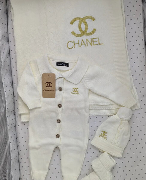 Ensemble naissance luxe blanc