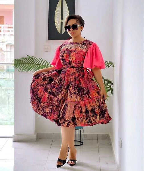 Robe bohème chic colorée