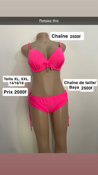 Vibrant Pink Bikini Set