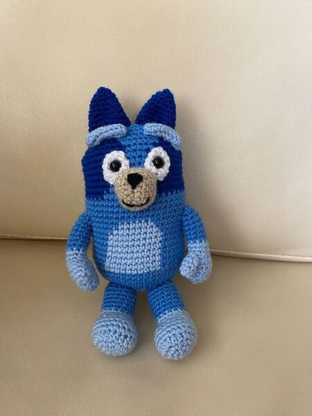 Bluey crochet ragdoll 