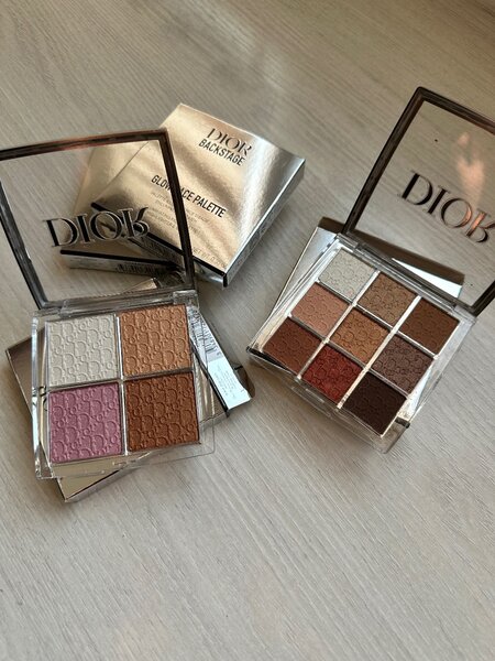 Хайлайтеры и тени от Диор