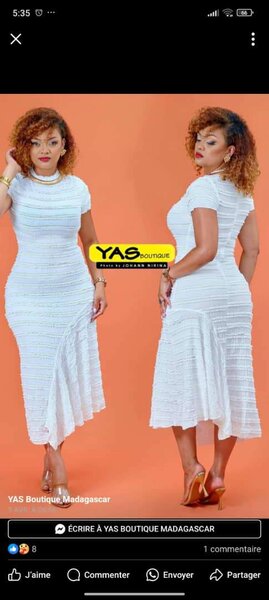 Robe Longue Élégante Blanche