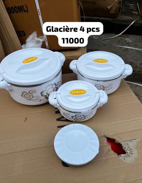 Set de Glacières Isothermes 4 pcs