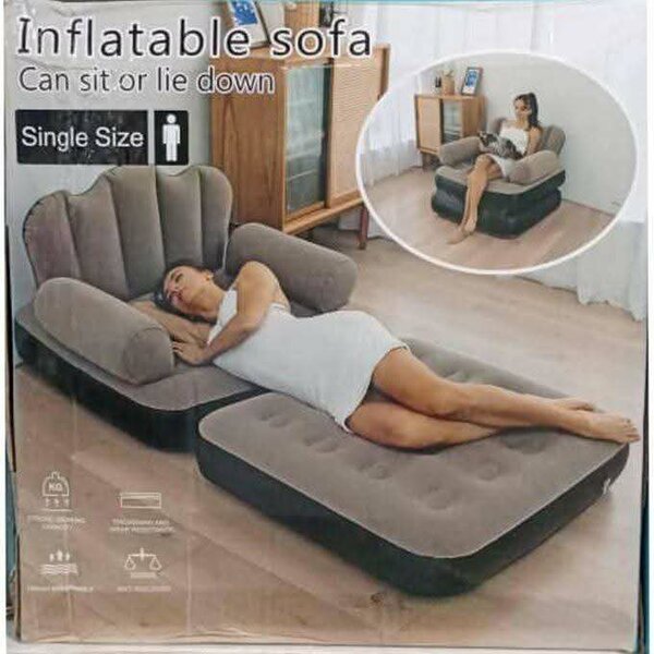 Canapé Gonflable Confort doux Taille Unique