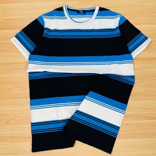 striped cotton T-shirt