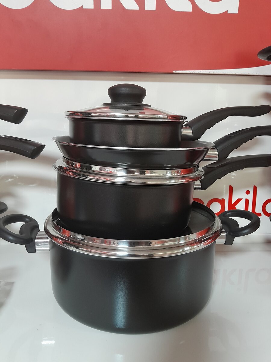 DECAKILA 4PCS DURABLE NON STICK COOKWARE