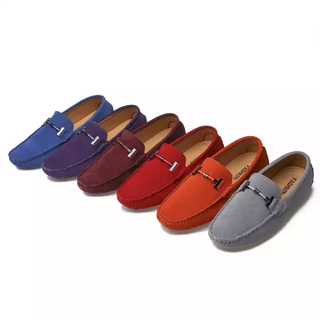 Mocassins en daim pour hommes