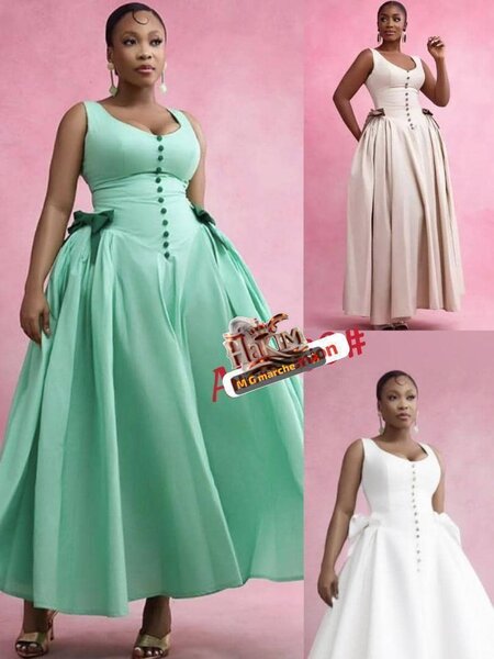 Robe élégante longue femme