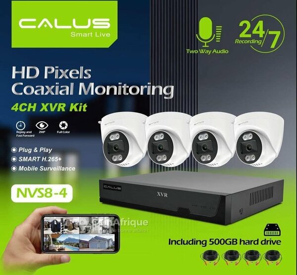 Kit de Surveillance 4CH XVR Calus