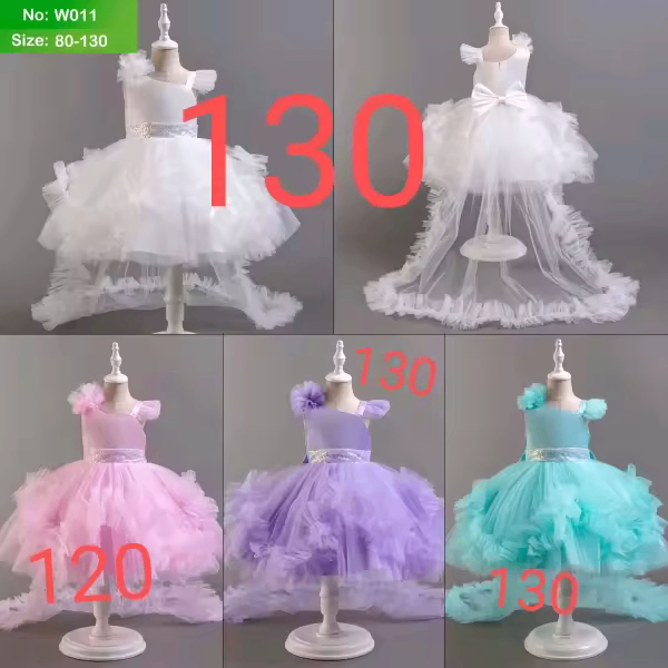 Robe de Fête Enfant Élégante