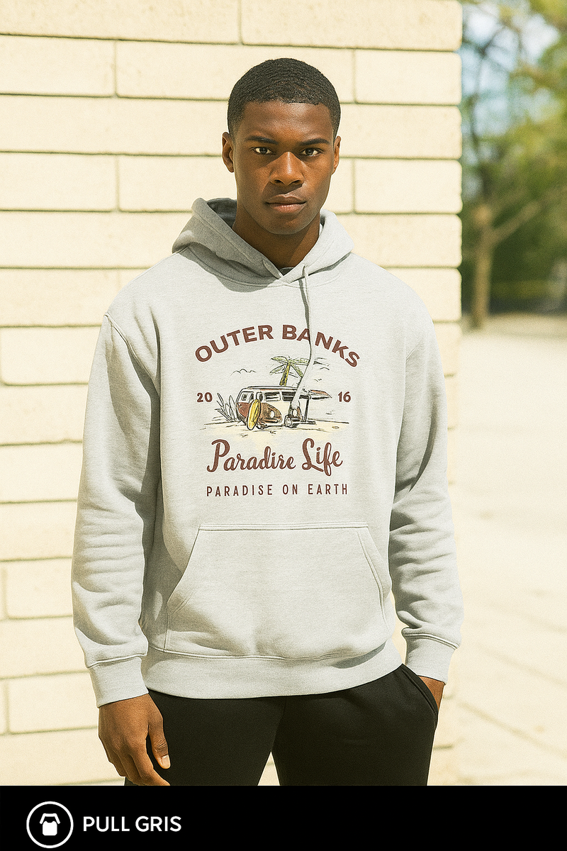 Sweat à Capuche Style Urbain