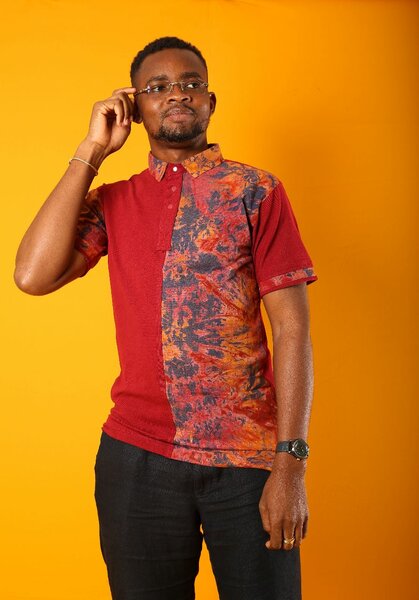 rouge bordeaux mélange pagne