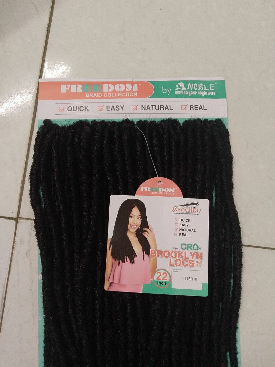 Noble Extensions Tresses Noir-Rouge 22"