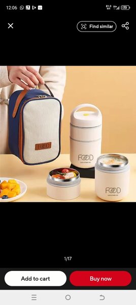 Lunch box and bag