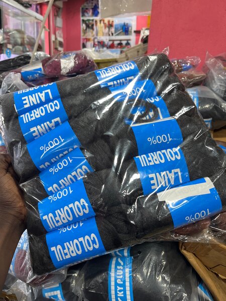 Écharpe laine noire unisexe