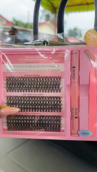 Kit d'extensions de cils DIY