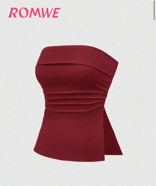 Top bustier sans bretelles