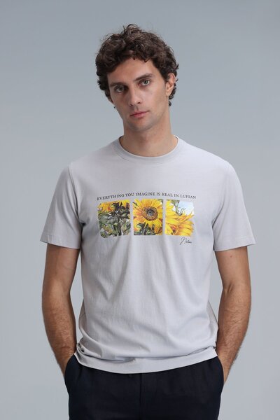 T-shirt homme imprimé floral