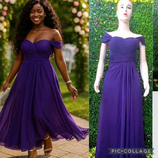 Robe Cérémonie Épaules Dévoilées